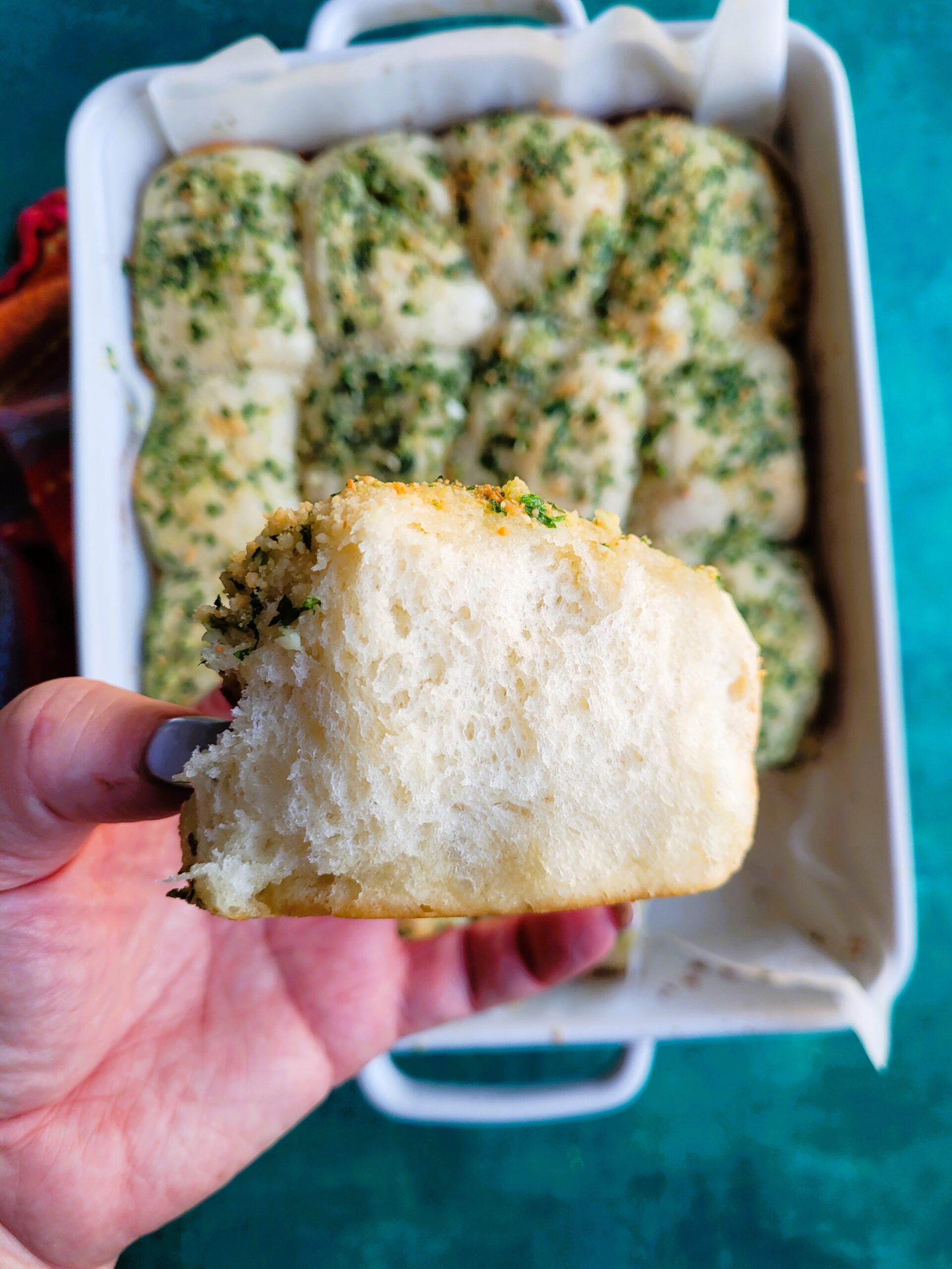 Quick Garlic Parmesan Rolls: Less Than 10 Mins Hands-On Prep